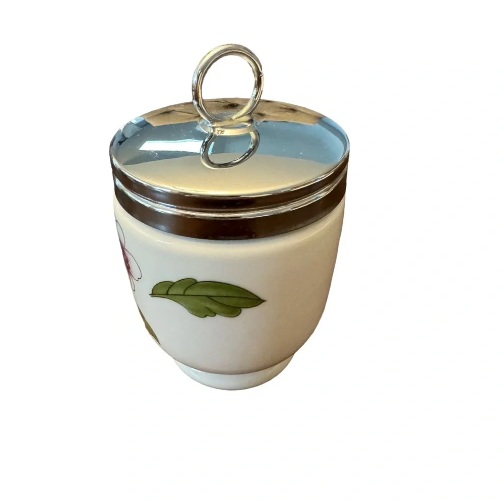 Royal Worcester Atsley King Size Egg Coddler Porcelain